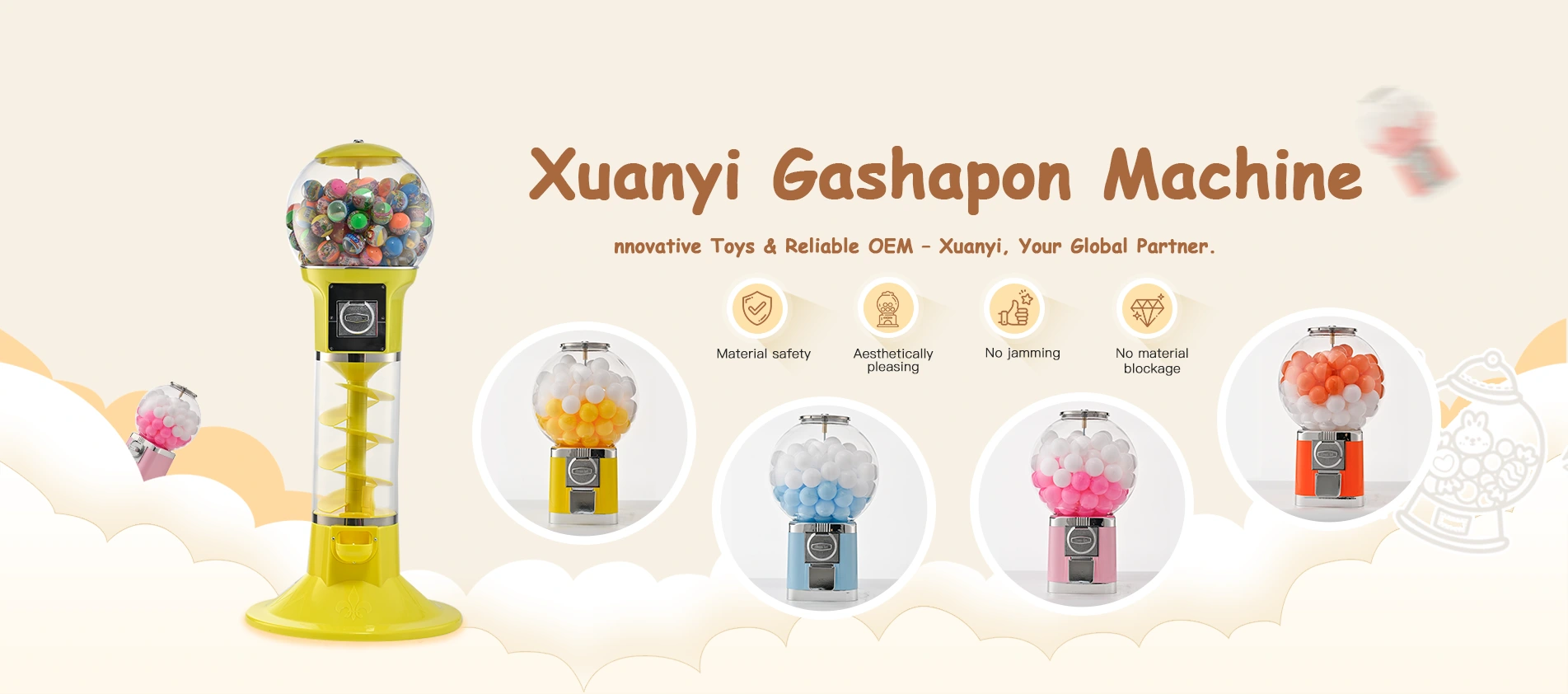 Fornitore di macchine Gashapon verticali
