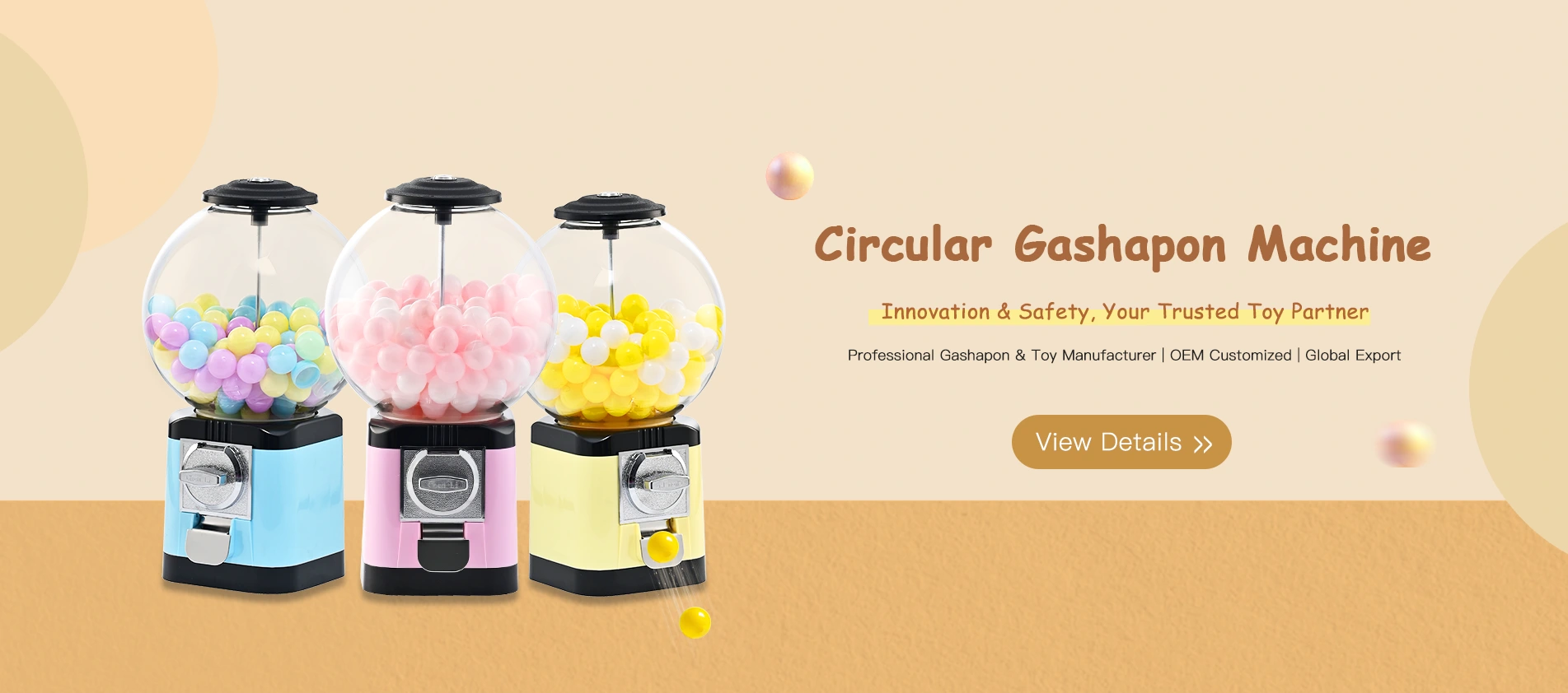 Fabbrica cinese di macchine circolari Gashapon