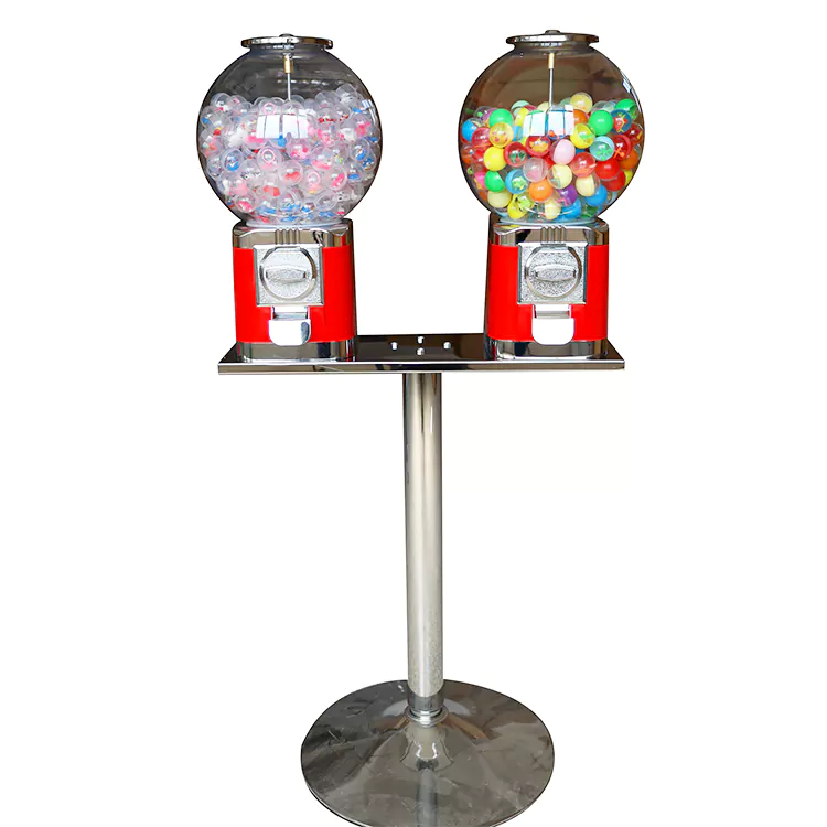 Macchina Gashapon quadrata a tripla testa